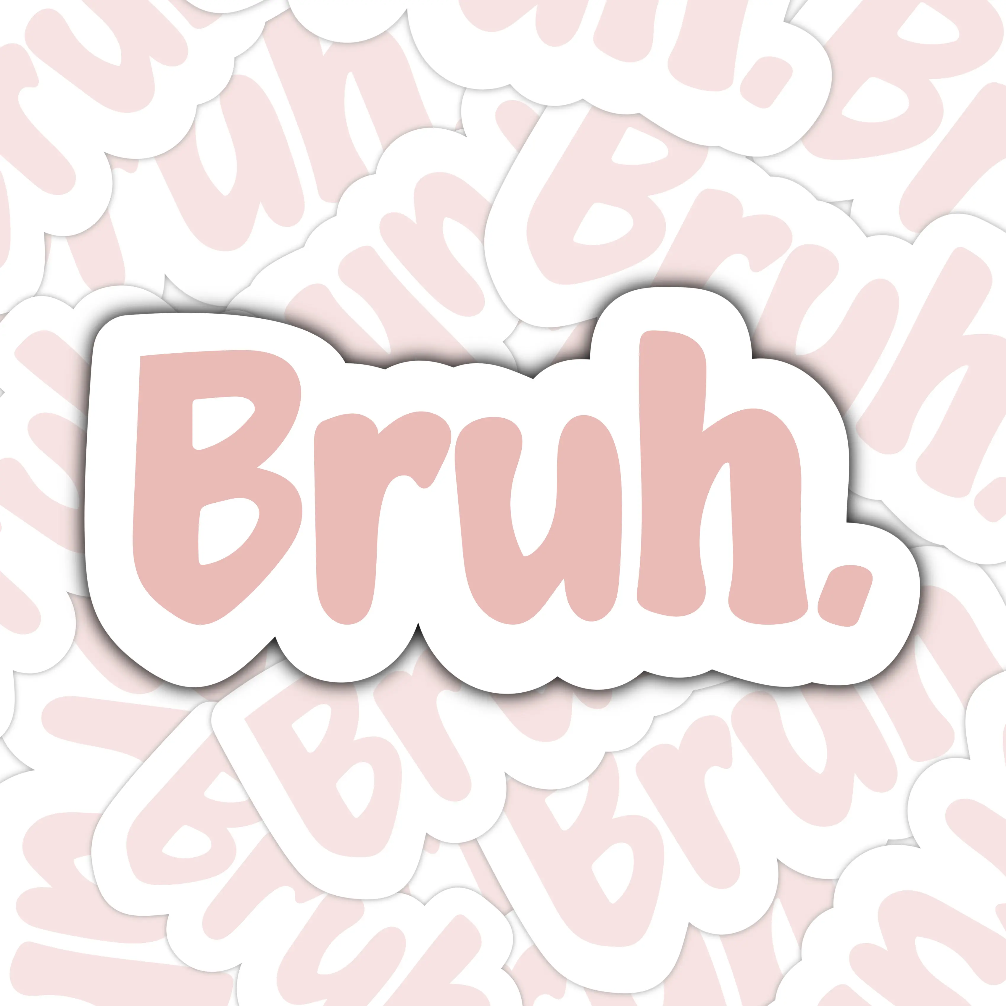Bruh Sticker ⎮ Annoyed Sticker ⎮ Funny Sticker ⎮ Water Bottle Stickers ⎮ Laptop Stickers ⎮ Laptop Decals.