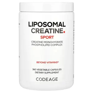 Codeage Sport, Liposomal Creatine, 360 Vegetable Capsules (625 mg per Capsule)