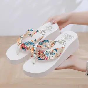 Women Flip Flops Summer Beach Platform Slippers Casual Outside Wedges Sandals
