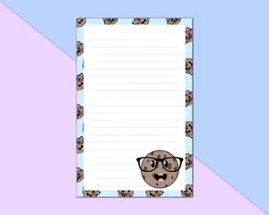 Half Letter Smart Cookie Lined Notepad