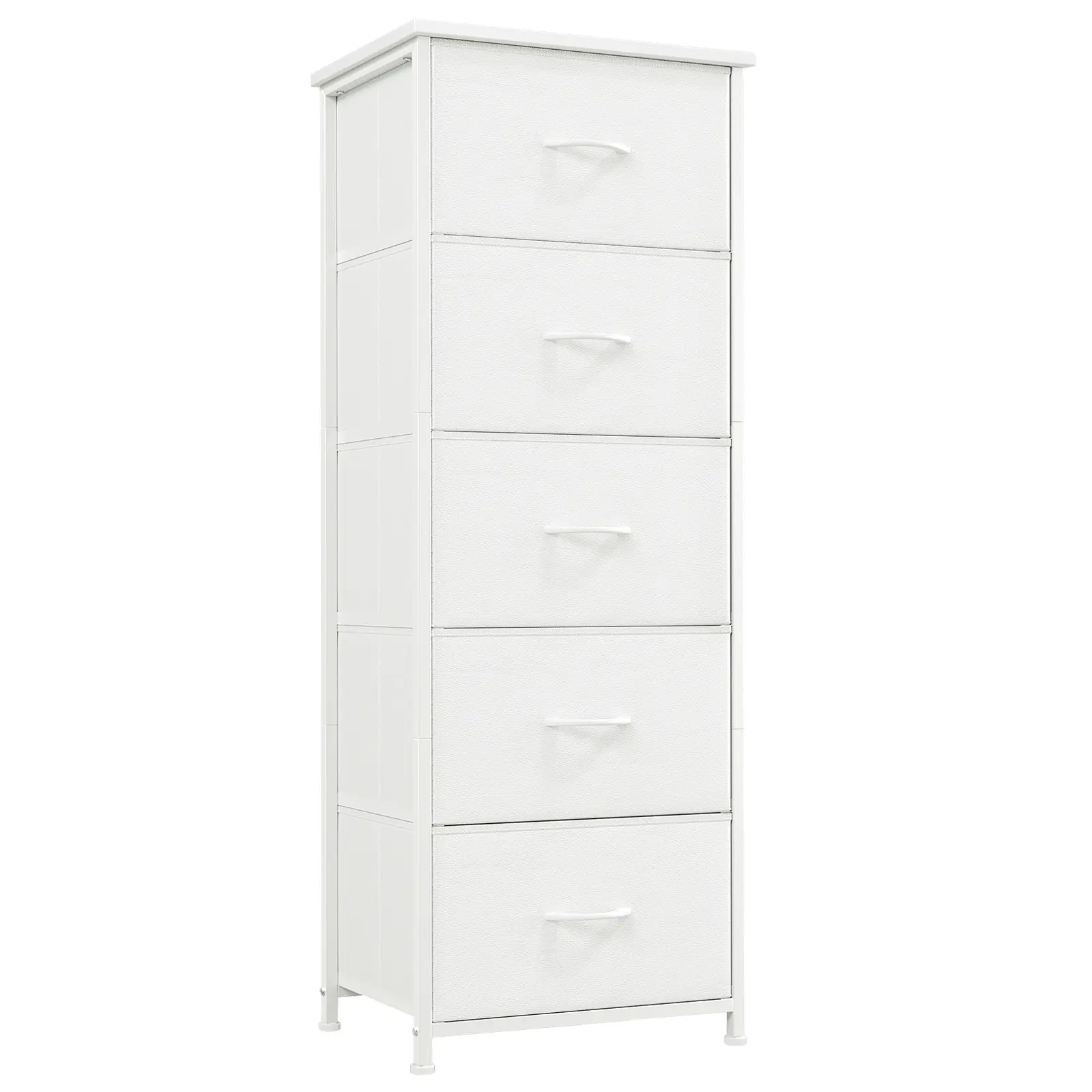 Somdot Fabric 5-Drawer Dresser with Steel Frame & Wooden Top, Large-Capacity Storage Furniture - Modern Cabinet for Bedroom Items, Living Room Decor, Room Decor, Apartment Furniture Organization,dorm essentials,home decor