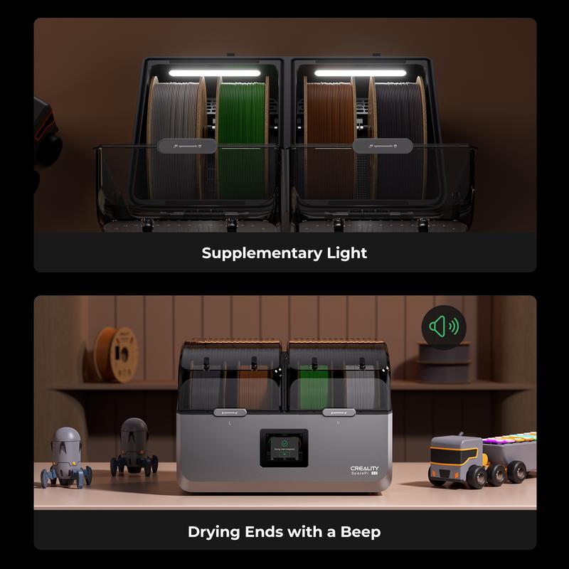 Creality SpacePi X4 Filament Dryer Box 4 Spool Dry Heat Up to 85°C
