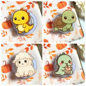 Cute Animal MagSafe Phone Grip – Kawaii Magnetic Pop Socket & Kickstand – Aesthetic Gift