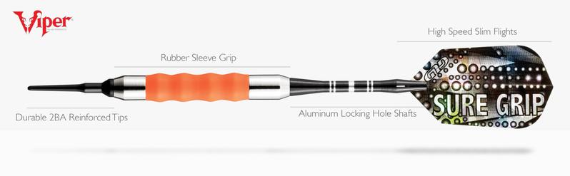 Viper Sure Grip Darts Purple Soft Tip Darts