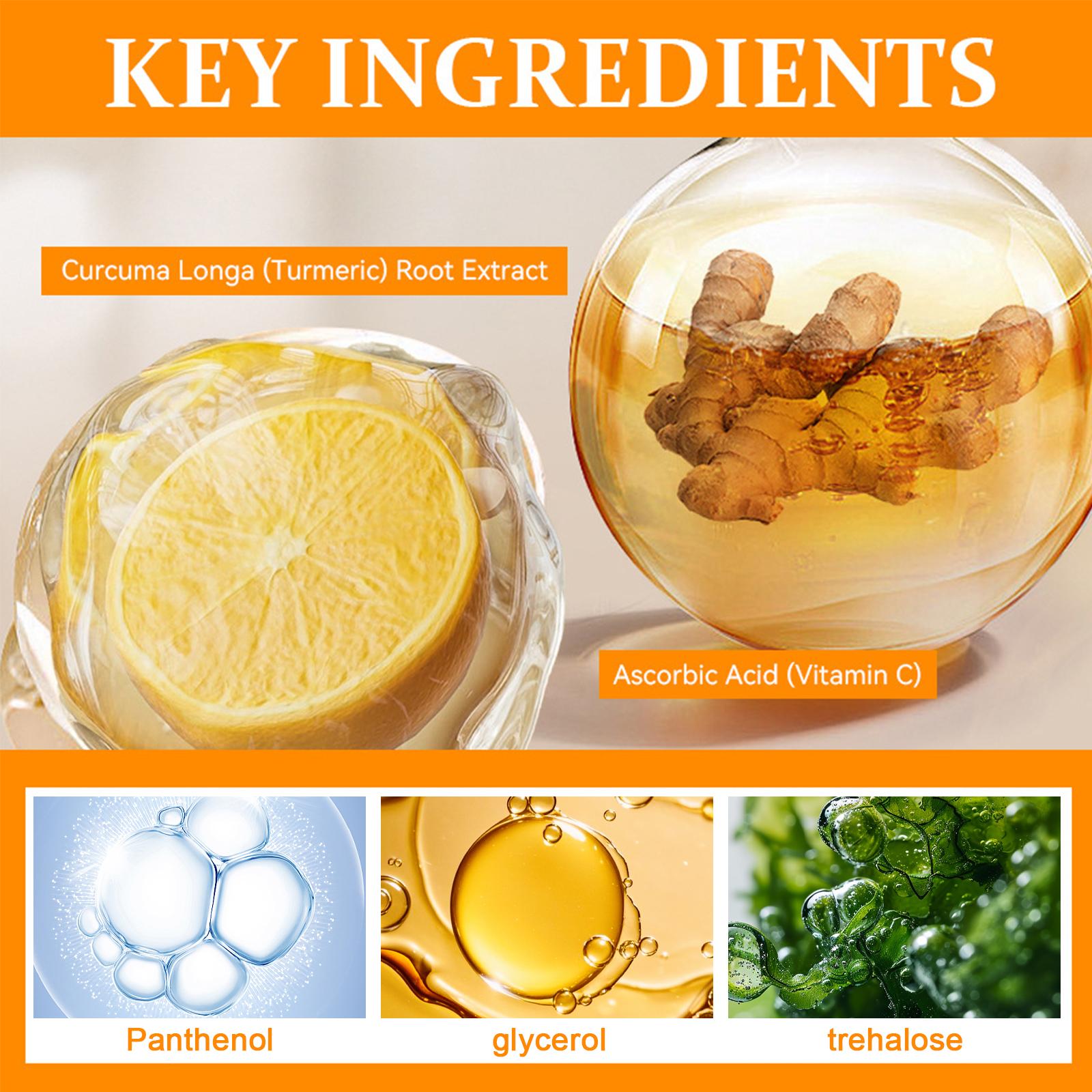 Turmeric Vitamin C Scrub Body Wash 500ml, gently moisturizing and soothing the skin with a long-lasting fragrance