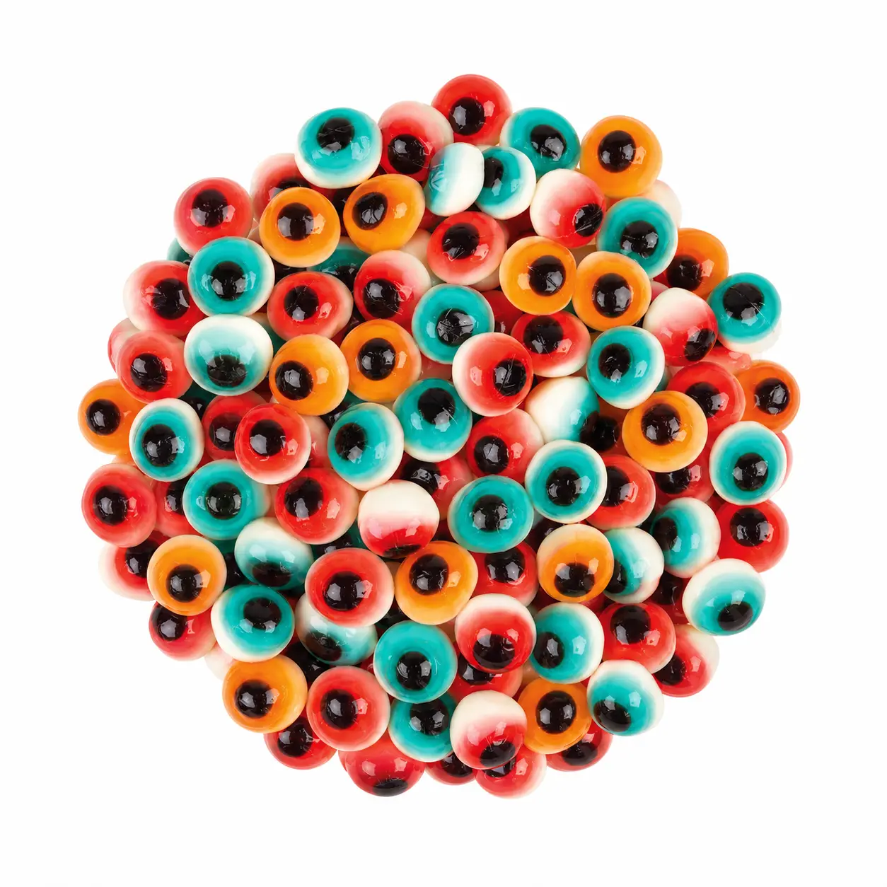 Candylicious Gummy Eyeballs – Mixed Fruit Flavor Candy 1 LB