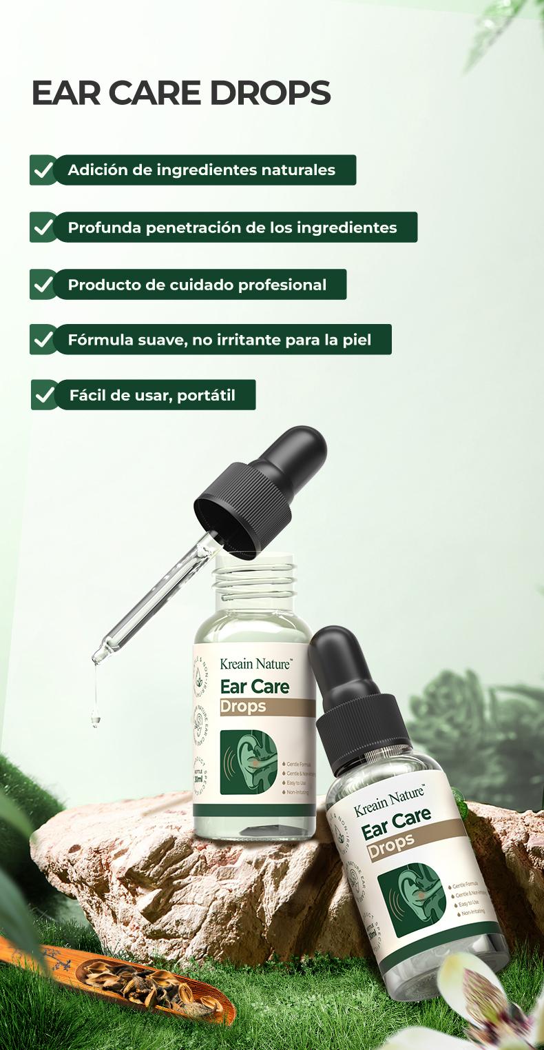 【Buy 1 Get 1 Free】Kreain Nature 4 Ear Care Drops Gentle Formula, Non-Irritating Gentle Formula, Easy to Use & Portable dealsforyoudays