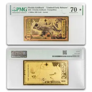 1 Florida Goldback - Tranquillitas PMG-70 'Limited Early Release'