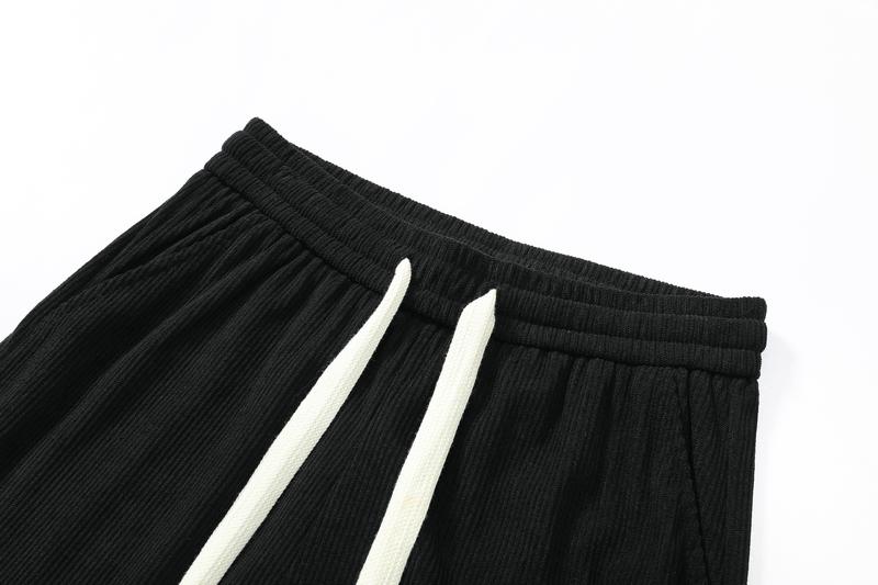 Men's Everyday Casual Pants - Simple Drawstring Loose Fit Letter Patchwork Straight Leg Comfortable & Versatile for Daily Commuter Men's Everyday Casual Pants - Simple Drawstring Loose Fit Letter Patchwork Straight Leg Comfortable & Versatile for Daily Commuter