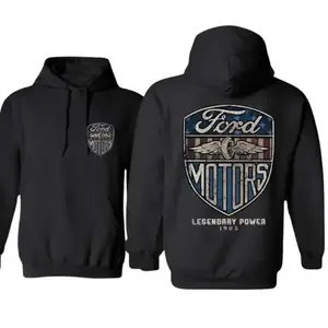 Legendary Power Ford Hoodie – Motors Graphic Sweatshirt, Vintage Auto Pullover Hoodie, Classic Car Apparel, Unisex Trendy Pullover, Casual Wear, men gifts, Suitable for Men and Women. Long Sleeve. Tops - Boyfriend Gift - Menswear.
