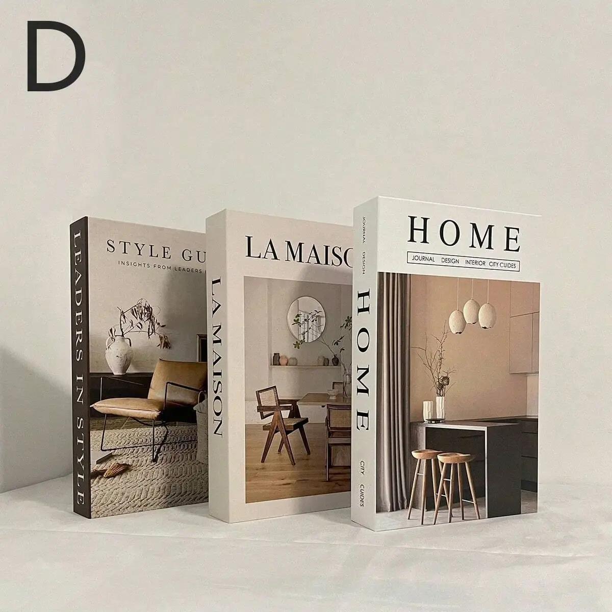 Modern Foldable Fake Book Set, Minimalist Home Office Decor, Fashionable Desk Ornament, Decorative Ornaments, Interior Ornaments, Creative Desktop Decoration, Easy Assembly Required, Stylish Solution
