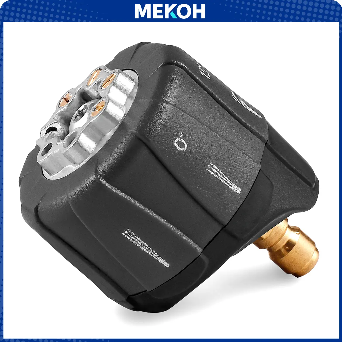 Pressure Washer Nozzle, 7-in-1 Quick Changeover Nozzle, Adjustable Pressure Washer Nozzle with 1/4 Inch Quick Connect, 3200 PSI Spray Nozzle campingessentials