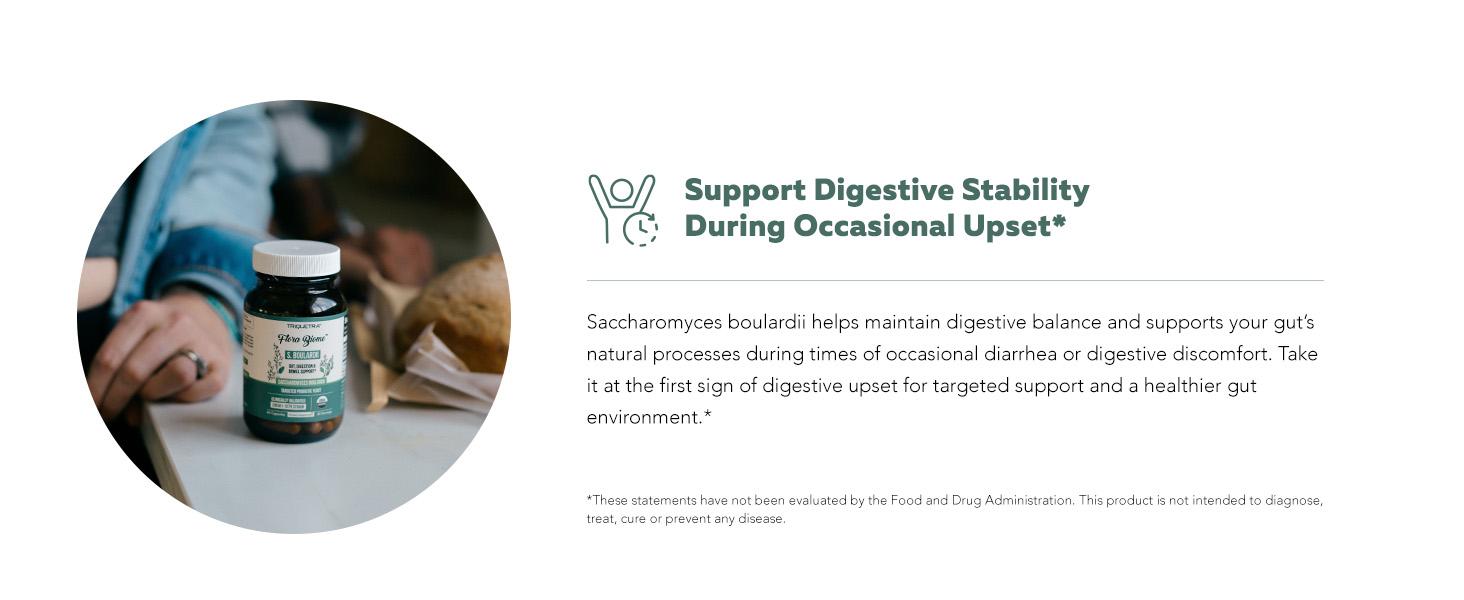 Organic Saccharomyces Boulardii | 10 Billion CFU – Clinically Validated CNCM I-1079 – Supports Gut & Digestive Health – 60 Count Healthcare Natural