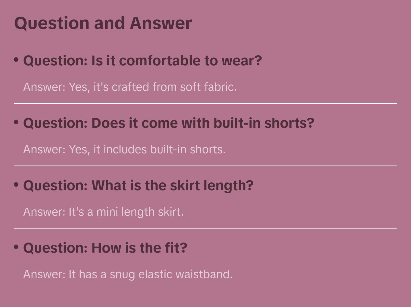 Pleated Tennis Skirt - Pink