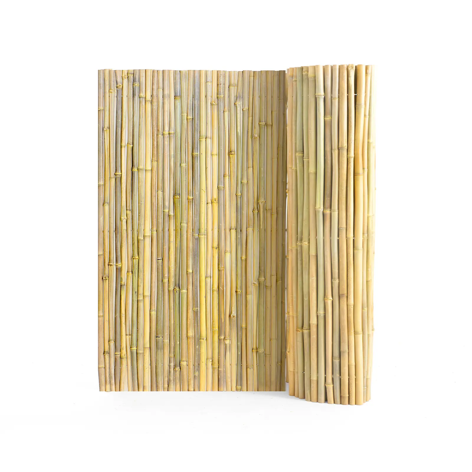 【Summerfinds】VEVOR Natural Rolled Bamboo Fence,Eco-Friendly Bamboo Privacy Fence 4 ft H x 8 ft L x 0.75 in D. Decorative Bamboo Privacy Screen for GardenBackyardBalconyPatioPool Side