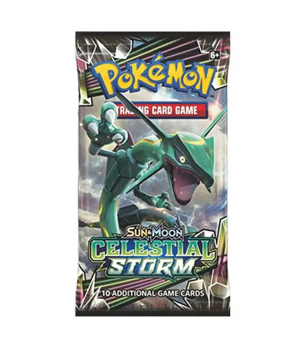 Pokemon English Sun & Moon Celestial Storm Booster Pack CARDS LIVE OPENING  - TikTok Shop
