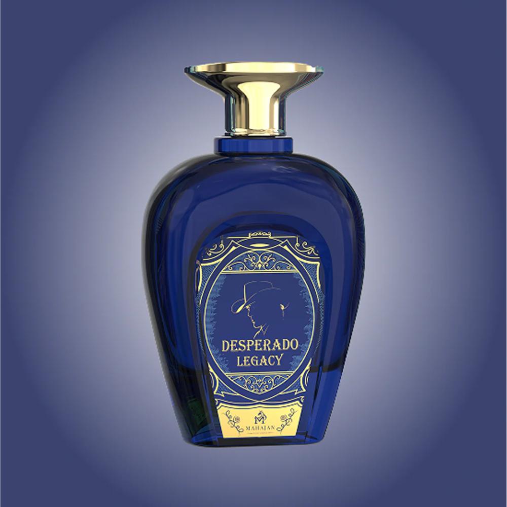 Mahajan Desperado Legacy Eau De Parfum for Men 3.4 oz Crisp Oceanic Freshness with Sea Notes Grapefruit & Smoky Woods Long Lasting Masculine Fragrance with edp scents