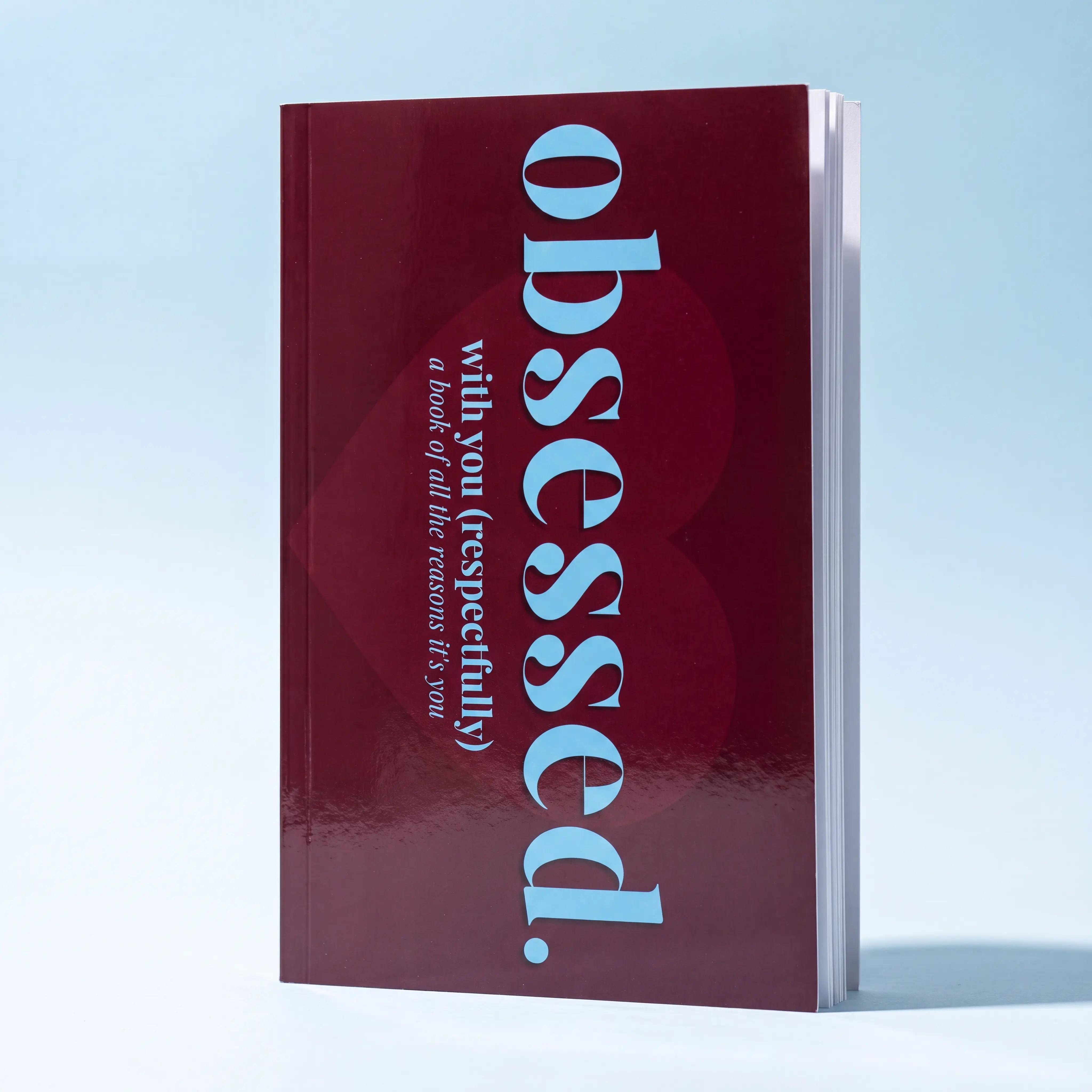 Obsessed With You (Respectfully) — Fill In The Blank Love Book for Couples | Cute Anniversary Gift for Boyfriend Girlfriend | Personalized Relationship Journal Valentines Day Gift