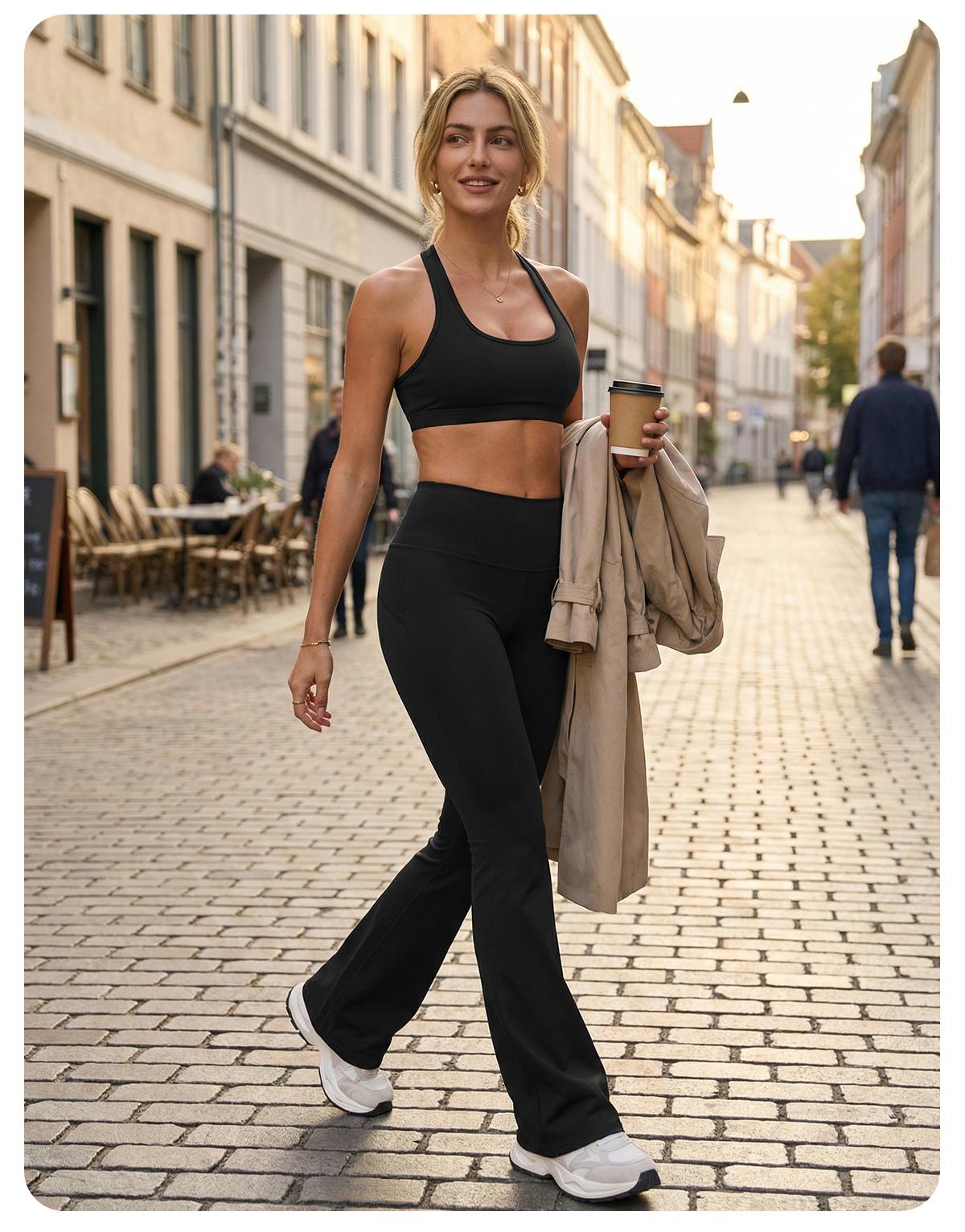 MASKERT Women's Sports Yoga Pants Running Fitness Home Commuting Comfortable Skin Friendly