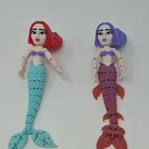 Cute Little Mermaid | 3D Printed Flexi Toy