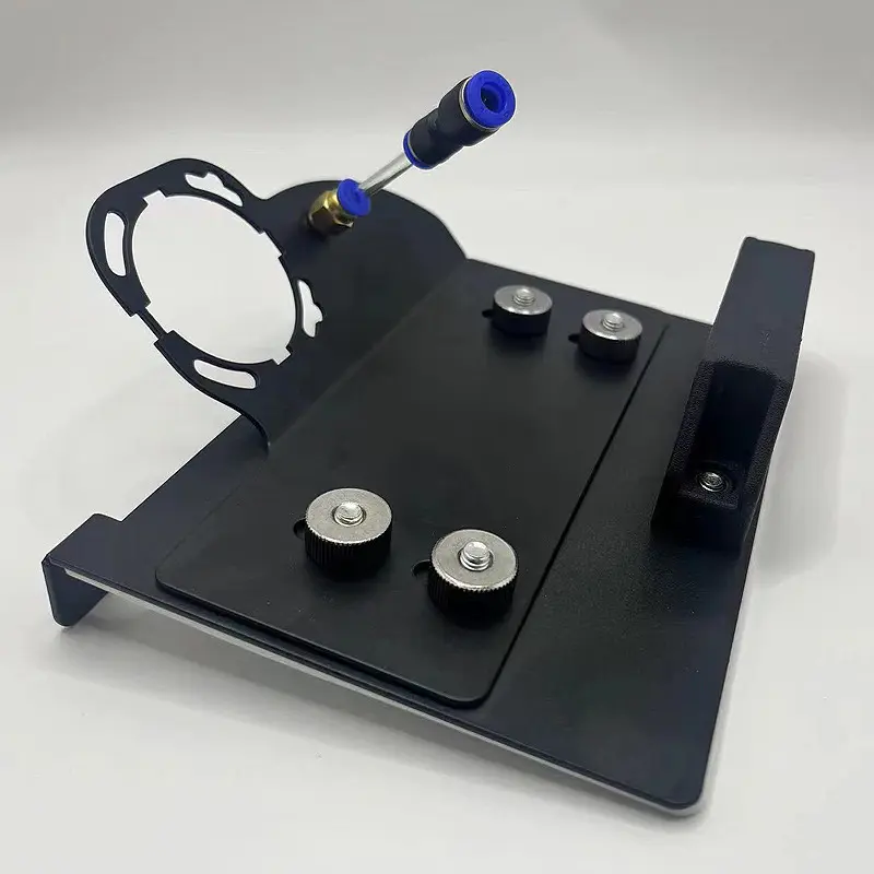 45° Beveling Tile Chamfering Tool with Stainless Steel Bracket - Adjustable Precise Angle Cutter Jig for Ceramic, Marble Cutting with Angle Grinder (Decoration, Construction Use)