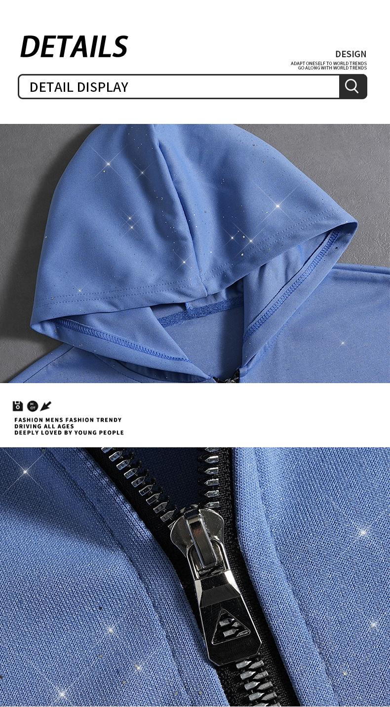 Men's casual light and thin hoodie, Gypsy printing, kangaroo pocket design, fashionable and casual conventional loose drawstring pocket, suitable for daily leisure, trendy theme gatherings, sports wear, suitable for spring and summer wear