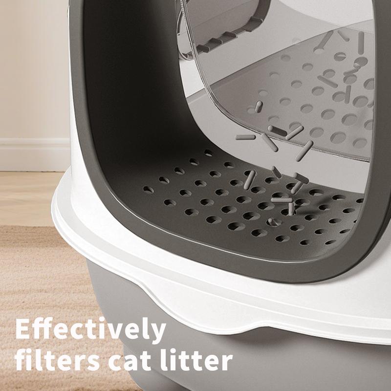 Enclosed Cat Litter Box Furniture - Extra Large Covered Design With Odor Control, High Privacy & Easy Clean | Modern Pet Toilet For Multiple Cats | For Large Cat Litter Boxes