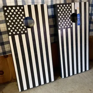 Cornhole Game How-to Book; Paper Pattern Plan to DIY and Easily Build Regulation Size Beanbag Toss Board Set with Folding Legs