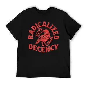 Vintage Radicalized By Basic Decency Unisex T-shirt, Political Protest T-shirt, Feminist Activist Gift, Liberal Clothing, Social Justice GiftFashion	 Unisex T-shirts M-5XL