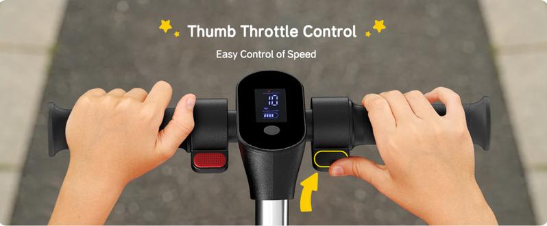 【Best Gifts】Electric Scooter for Kids, 150W Motor, 10MPH, 9 Miles, Dual Speed, 18V 2.6Ah Battery, 6'' Tires, Disc Brakes, Folding Kids Electric Scooter for Ages 6-12