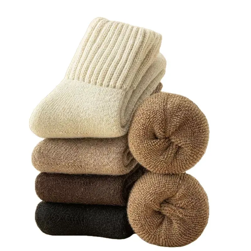 5PCS Women's Casual Soft Comfy Warm Socks for All Seasons, Solid Mid-calf Socks, Women's Socks for Daily Wear Everyday