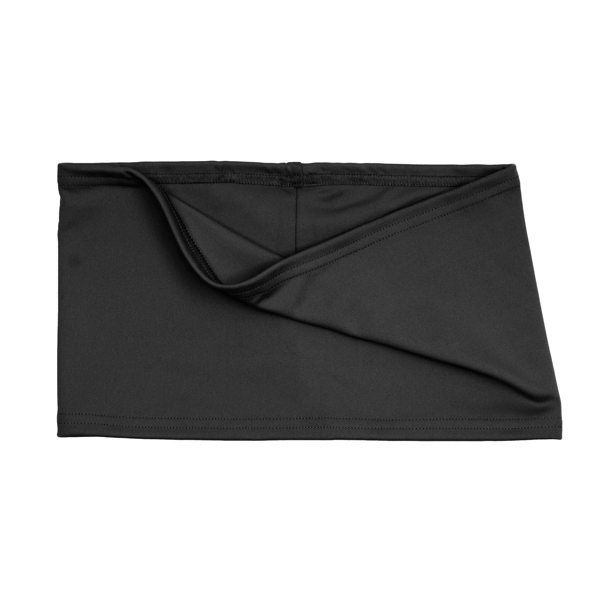 Black Solid Stretch Waistband for Post-Surgery Support