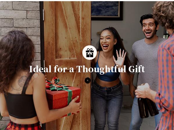 Fake Flowers in Vase for Centerpieces: Metal Vase with 12 Stems of Artificial Mums Kiku Flowers Eucalyptuses Home Table Decor - White Faux Pom Poms Floral Arrangements for Living Room