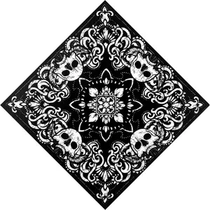 Unisex Bandanas Single Pack Super Soft Cotton 22 inch Cowboy Large Handkerchief with Nice Package