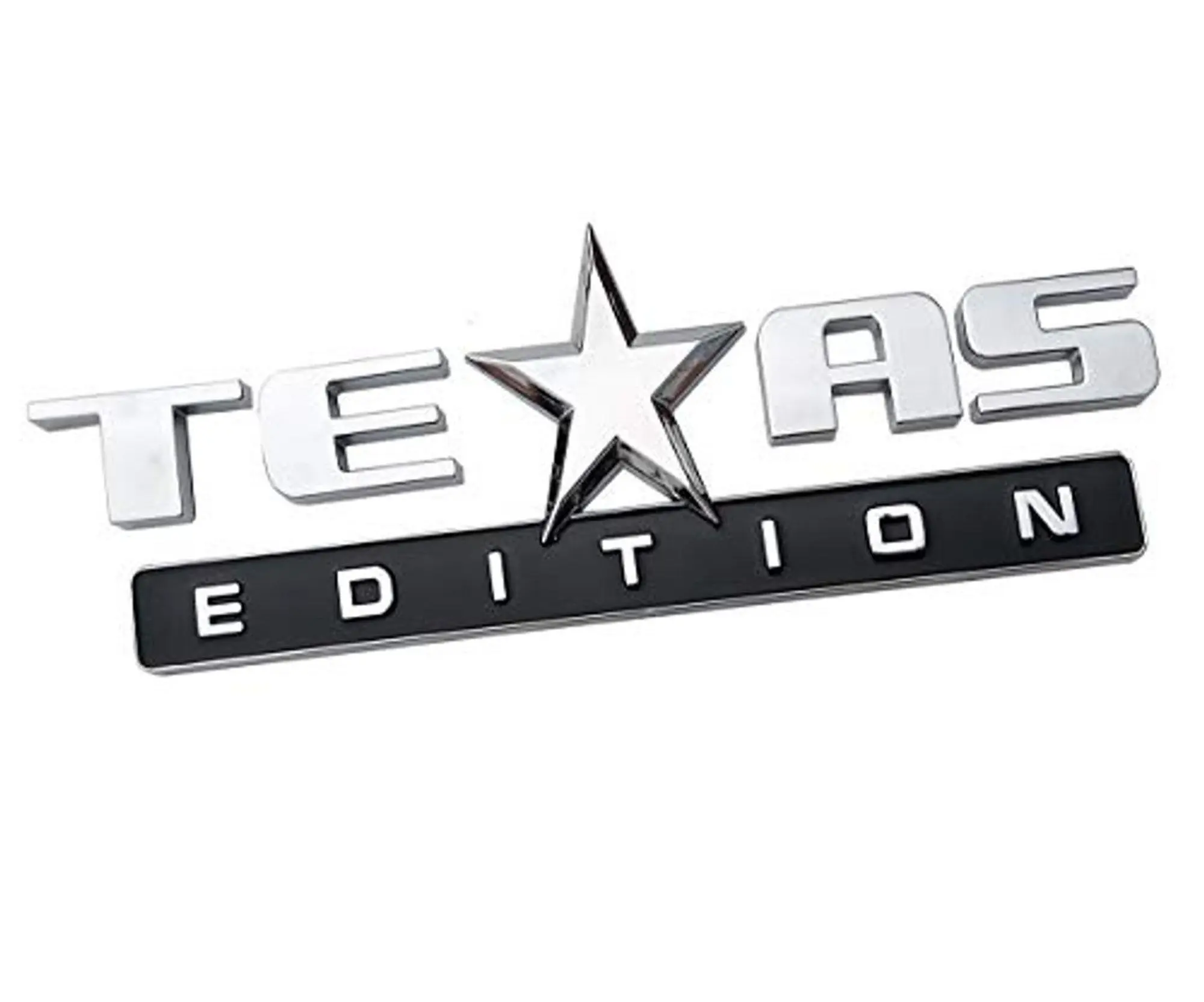 Texan Spirit Emblem: Showcasing Lone Star Pride with the Texas Edition Badge Sticker Decals Vehicle Exterior Decoration