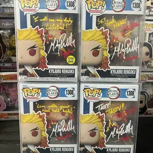 Funko pop! Demon Slayer Rengoku signed by Mark Whitten jsa certified