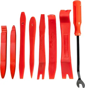 8 Set of Tools for Removing Auto Trim (Scratch-Free Plastic Pry Tool Kit) - Car Tool Kit for Auto Trim, Easy to Remove Door Panels, Fastener Extraction, Clips, Moldings, Dashboards, And Interior Trim Tools