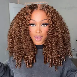 【New In】ISEE HAIR 13x6 Wear Go Chocolate Brown Burmese Curly Glueless Wig Lace Front Wig Real Ear To Ear With Invisi Draw-string Wig#greenish#TikTokShopSpringGlowUp