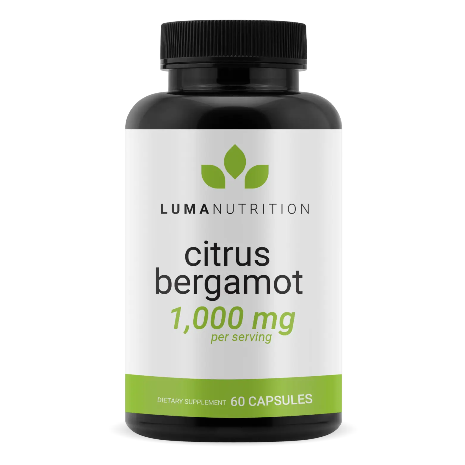 Luma Nutrition Citrus Bergamot Supplement Extra Strength 1000mg Per Serving Cholesterol Support