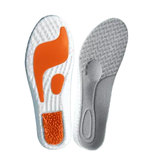 Spring Work Boot Insoles for Standing All Day, Arch Support Shoe Inserts for Plantar Fasciitis, Comfort Memory Foam Shock Absorption Breathable Sweat Absorption Insoles