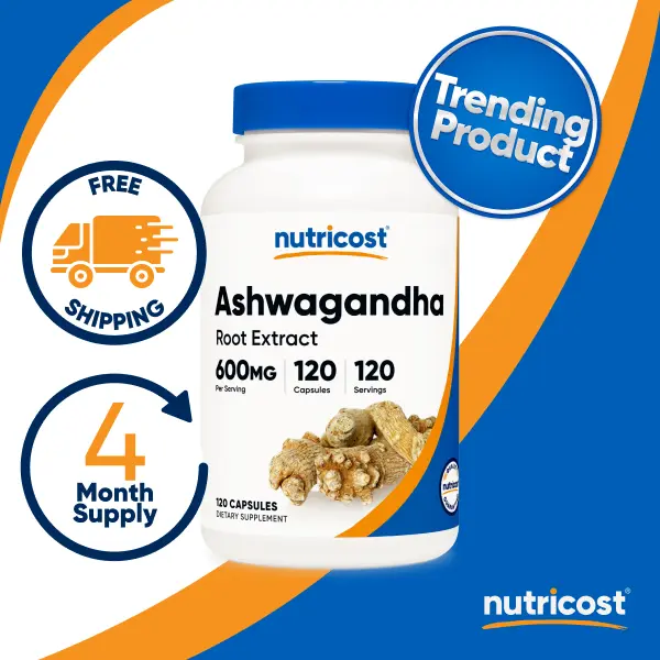 Nutricost Ashwagandha Root Capsules Nutricost Ashwagandha Root Capsules