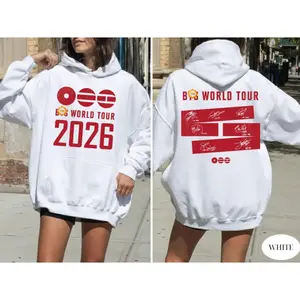 BT21 2026 World Tour Hoodie, Bangtan Come Back Shirt for Army, Kpop Album Shirt