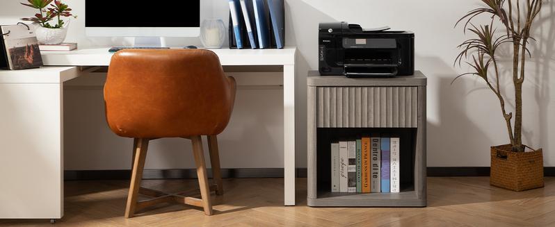 SICOTAS Night Stand with Drawer Storage Bed Side Table End Table 22.7"x 15.4" x 24.1" Large Modern Wide Bedside Stand Mid Century Night Stands for Bedroom Living Room Sofa Couch Office Minimal