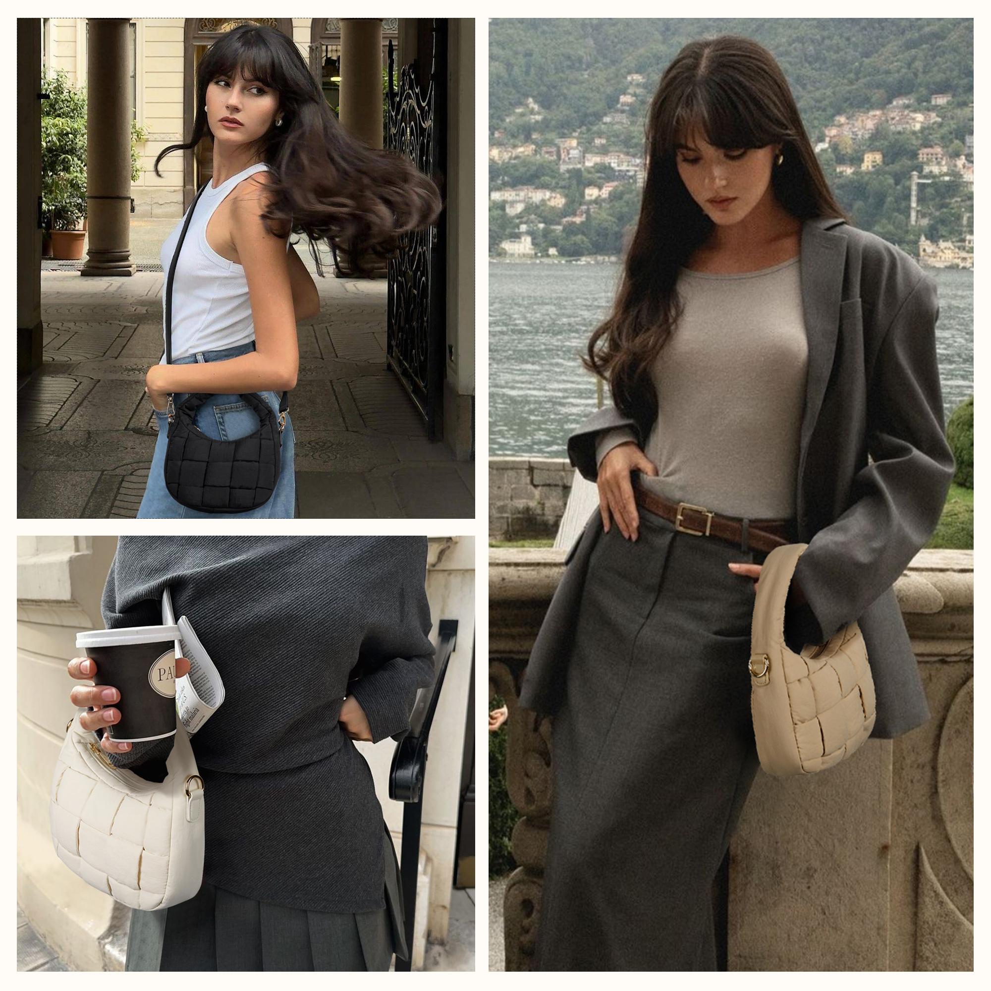 BOSTANTEN Crossbody Bag for Women Vintage Crossbody Purse Women Handbag Small Tote Bag with Adjustable Strap