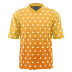 Zenitsu Agatsuma Demon Slayer American Football Jersey 2026 Men's and Women's American Football Jerseys, Rugby Jerseys, Sportswear, Training Jerseys, T-shirts, Quick-Drying Tops - Hot Trend 2026