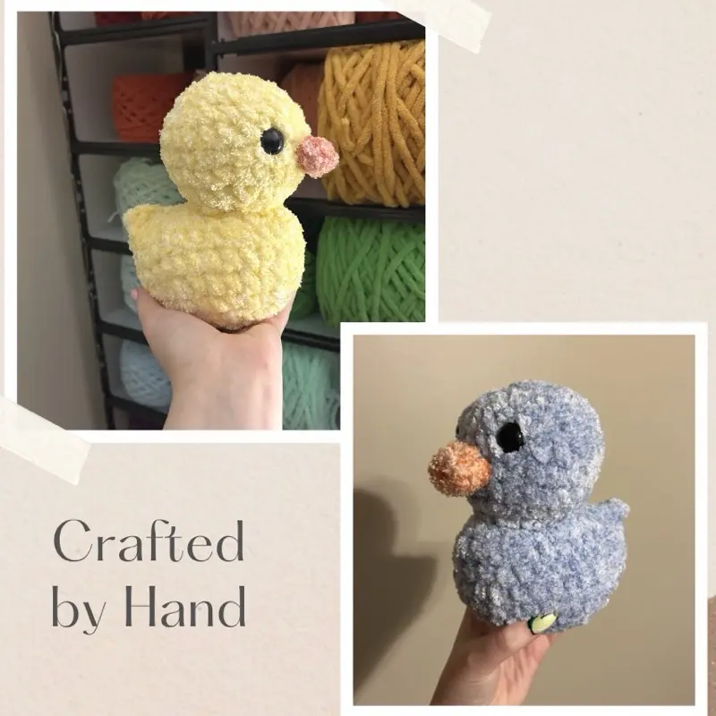 Handmade Crochet Rubber Duck Plushies