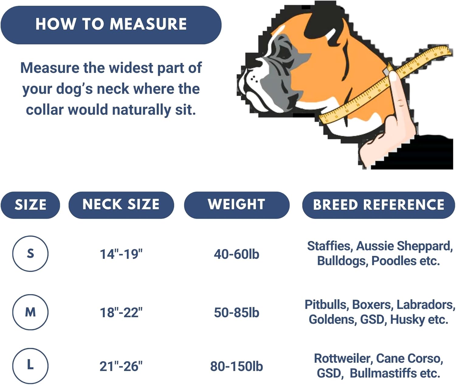 Spark Paws Comfort Control Tactical Dog Collar - Heavy Duty, Premium Quality, Thick and Durable for Large Dogs