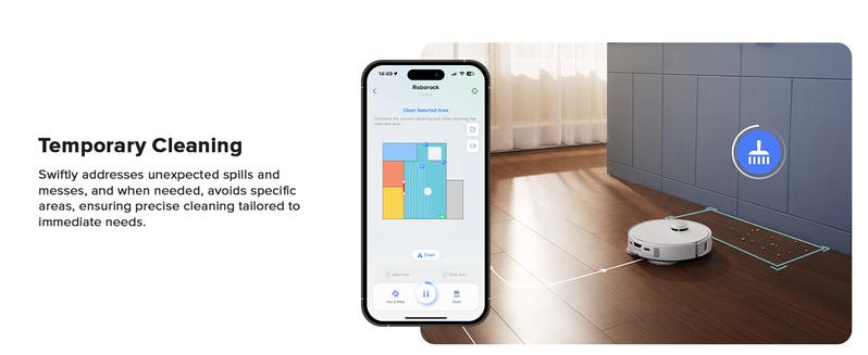 Roborock Qrevo Curv S5X Robot Vacuum and Mop, 17000Pa Suction, Zero-Tangling Design, FlexiArm Side Brush, Smart Obstacle Avoidance, Self-Washing & Drying & Emptying for Carpet, Pet Hair, Hard Floor #TikTokShopBlackFriday #TikTokShopCyberMonday