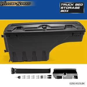 Rear Driver Side Fit For 07-19 Silverado GMC Sierra Swing Storage Case Toolbox