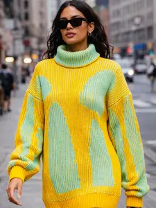 ZIPPORAA Sculpted Haven Knit Sweater - Luxury Architectural Pullover